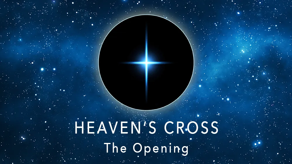 heavens cross – the opening cover graphic