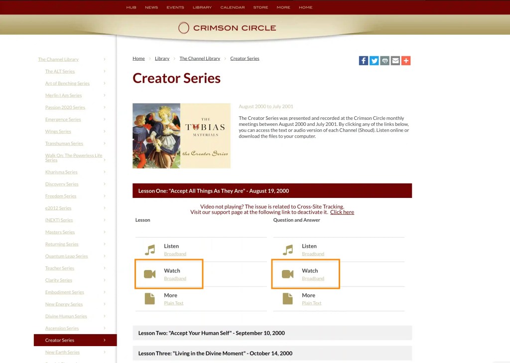 Tobias Lost Creator Series Videos Now Available New Sentience Magazine